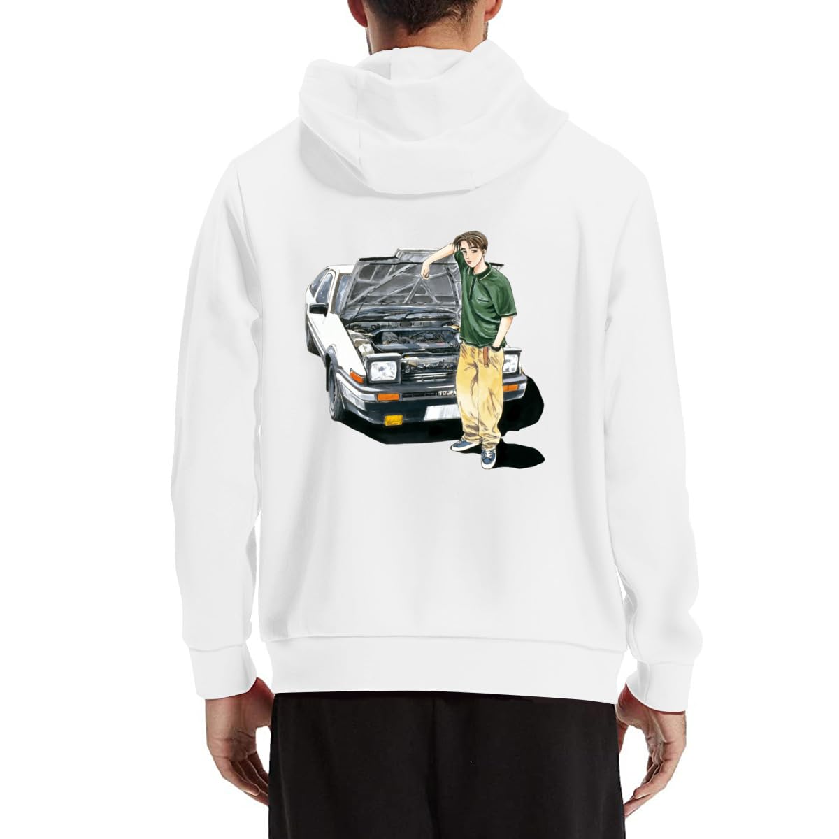 Amazon.co.jp: パーカー 頭文字d イニシャル D 藤原拓海 長袖 コート